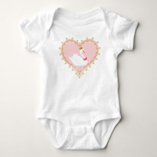 Body Para Bebê Princesa Balé Onsie da cisne