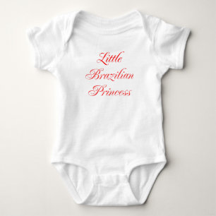 Body Para Bebê Princesa Brasileira