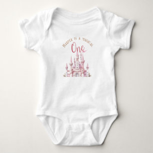 Body Para Bebê Princesa Caprichosa Conto de Fadas Primeiro Aniver