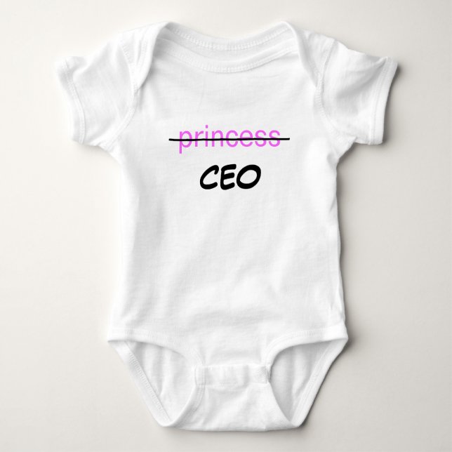 Body Para Bebê Princesa CEO (Frente)