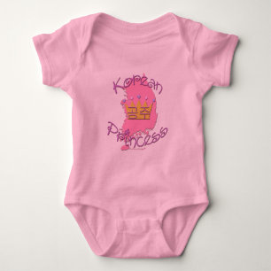 Body Para Bebê Princesa Coreana