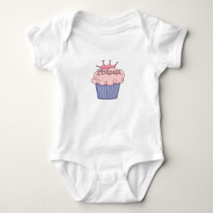 Body Para Bebê Princesa Cupcake