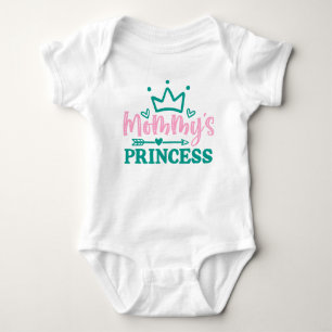 Body Para Bebê Princesa da Mamãe Linda