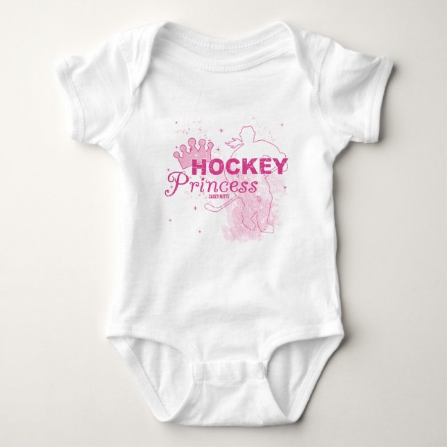 Body Para Bebê Princesa de Hockey (Frente)