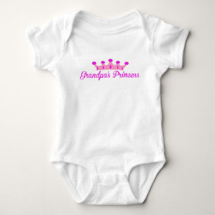 Body Para Bebê Princesa do avô