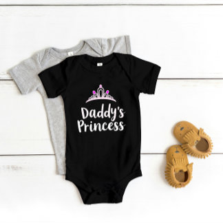 Body Para Bebê "Princesa do Papai" Fofo 