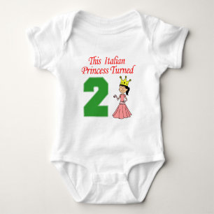 Body Para Bebê Princesa Giro italiano dois