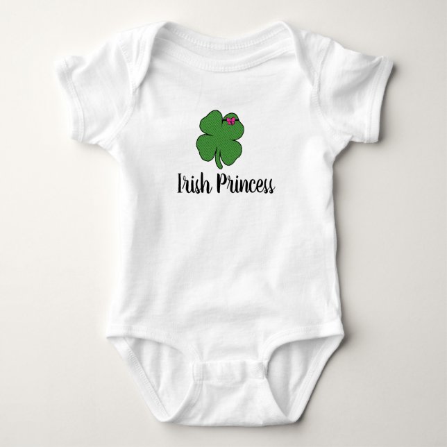 Body Para Bebê Princesa irlandesa Bodysuit (Frente)