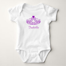 Princesa Isabella Shirt, adicione o nome do seu be