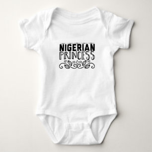 Body Para Bebê Princesa nigeriana