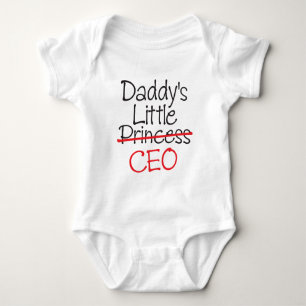 Body Para Bebê Princesa Pequena pai - Pequeno CEO Pai