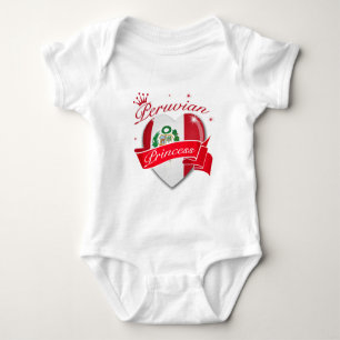 Body Para Bebê Princesa Peruana