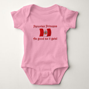 Body Para Bebê Princesa Peruana - Boa Como