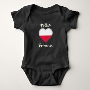 Body Para Bebê Princesa polonesa Bodysuit