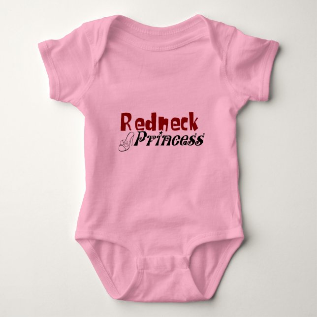 Body Para Bebê Princesa Redneck (Frente)