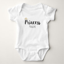 Princesa Script Preto - Coroa