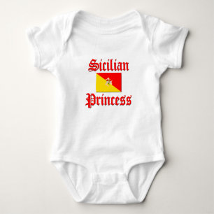 Body Para Bebê Princesa siciliano