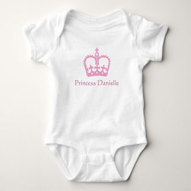 Body Para Bebê Princesa T-shirt (Frente)