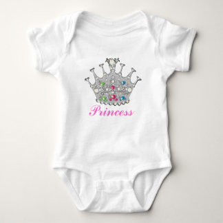 Body Para Bebê Princesa Tiara ou Crown Baby