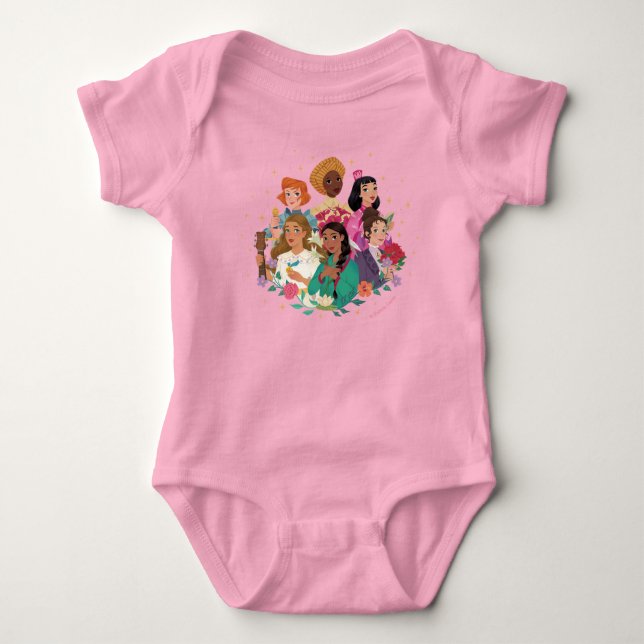 Body Para Bebê Princesas do Céu™  (Frente)
