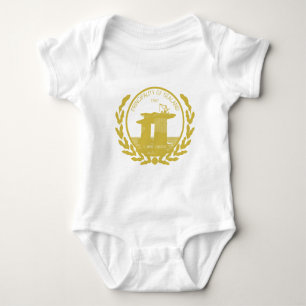 Body Para Bebê principado da crista do selo do sealand