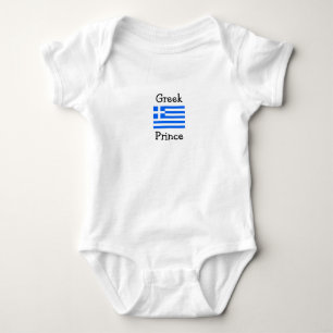 Body Para Bebê Príncipe Grego