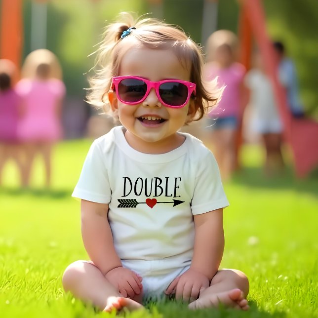 Body Para Bebê Problemas duplos (Double trouble, double the love!)