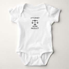 Body Para Bebê Produto de trabalho do advogado de quadrinhos para