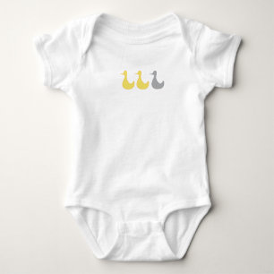 Body Para Bebê Produtos cinzentos do pato do pato do pato