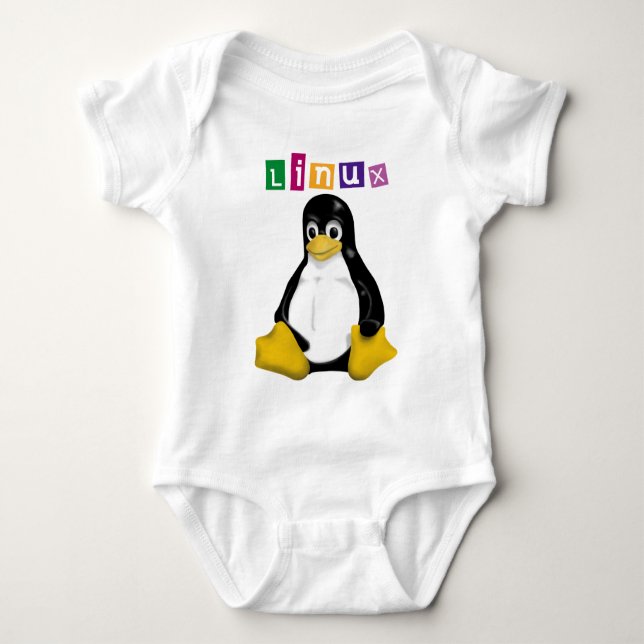 Body Para Bebê Produtos & design de Linux! (Frente)