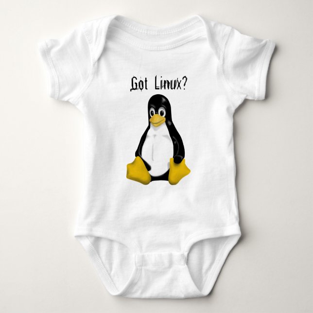 Body Para Bebê Produtos & design de Linux! (Frente)