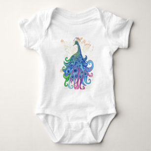 Body Para Bebê Produtos peacock pacíficos