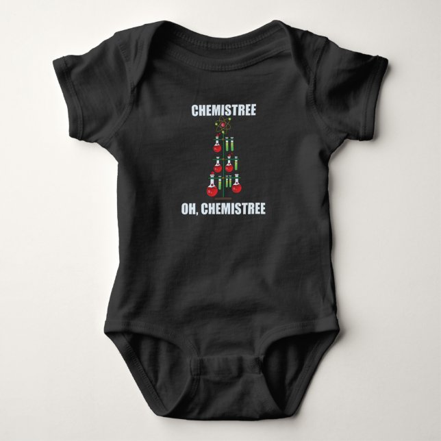 Body Para Bebê Professor de Ciência da Química de Natal (Frente)