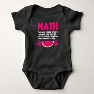 Body Para Bebê Professor de Matemática em Álgebra Humor na Ciênci
