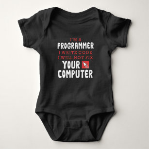 Body Para Bebê Programador engraçado Reparar o Humor do Coder