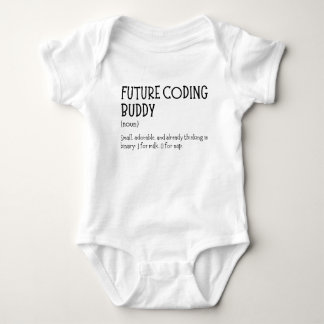 Body Para Bebê Programador Futuro Parceiro de Codificação Engraça