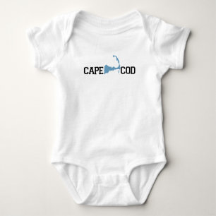 Body Para Bebê Projeto do "mapa" de Cape Cod