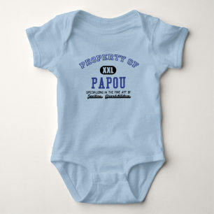 Body Para Bebê Propriedade de Papou
