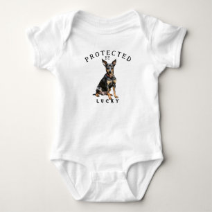 Body Para Bebê Protegido pelo cão da família