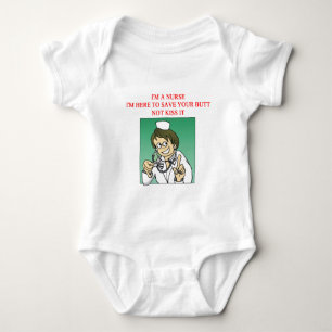 Body Para Bebê provérbio engraçado da enfermeira