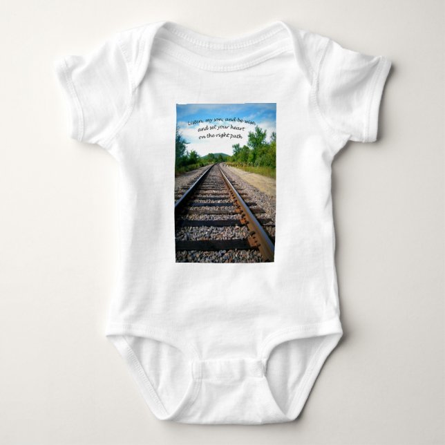 Body Para Bebê Provérbios 23:19 (Frente)