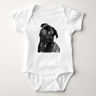 Body Para Bebê Pug| Fita para bebês ou peça única