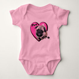 Body Para Bebê Pug Lovers