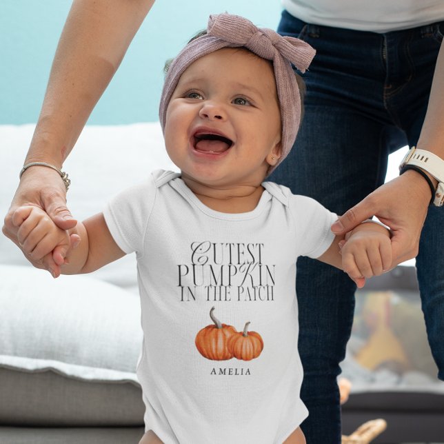 Body Para Bebê Pumpkin Mais Corajoso No Sistema (Criador carregado)