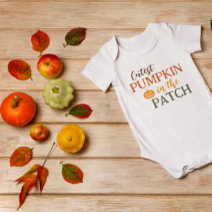 Body Para Bebê Pumpkin Mais Cortado No Patch Caiu