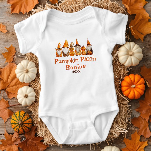Body Para Bebê Pumpkin Patch Rookie Gnomos (Criador carregado)