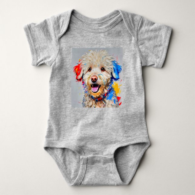 Body Para Bebê Puppy (Frente)