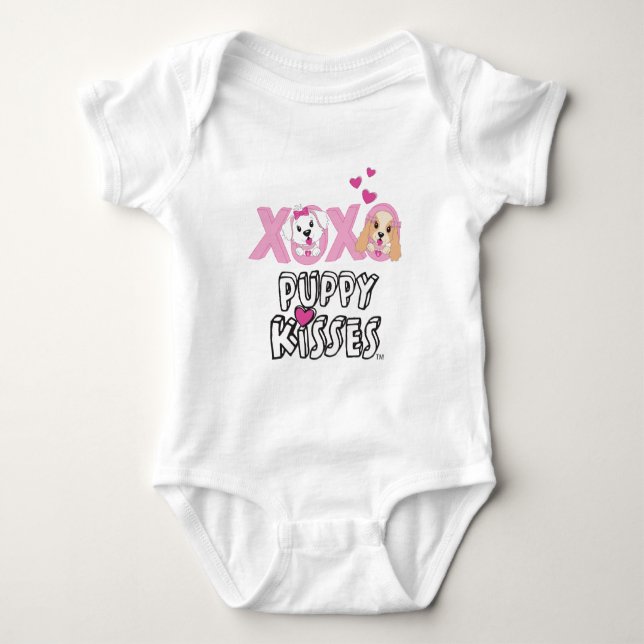 Body Para Bebê Puppy Kisses (Frente)