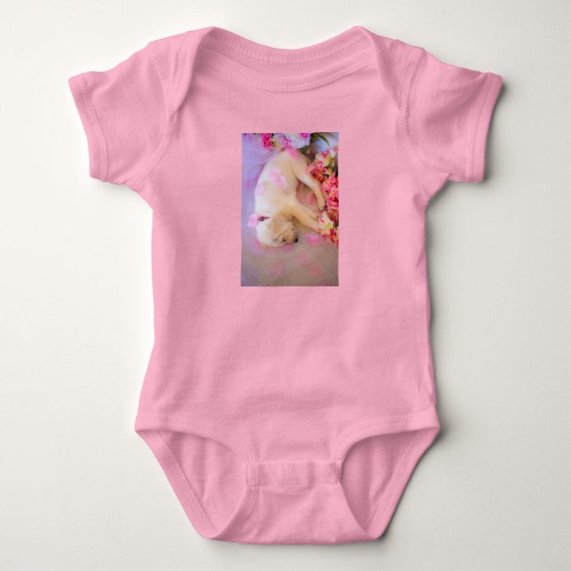 Body Para Bebê Puppy Sleepy Veil 01 (Frente)