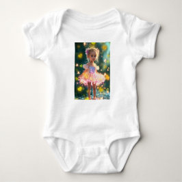 Body Para Bebê Purpurina com Amor